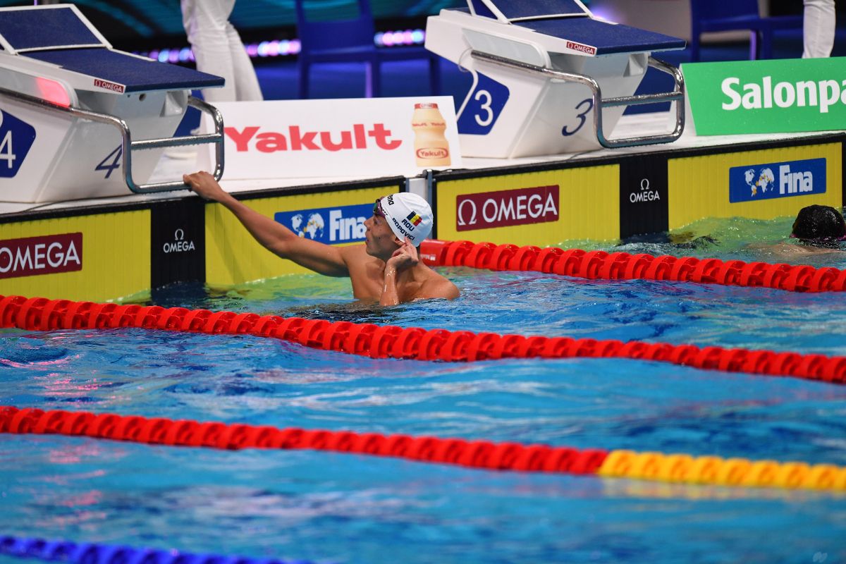 David Popovici, semifinală 100 metri liber