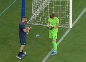 Mihai Popa, moment inedit în minutul 4 al duelului România U21 - Spania U21 » De ce a întârziat repunerea mingii