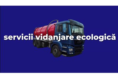 Desfundare canalizare și vidanjare pentru o viață urbană și rurală sănătoasă