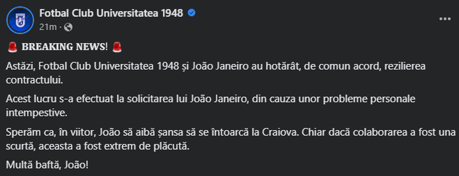 „Bine ai revenit, Nicolo Napoli” » Fanii FCU Craiova fac haz de necaz: „Suntem de râsul lumii”