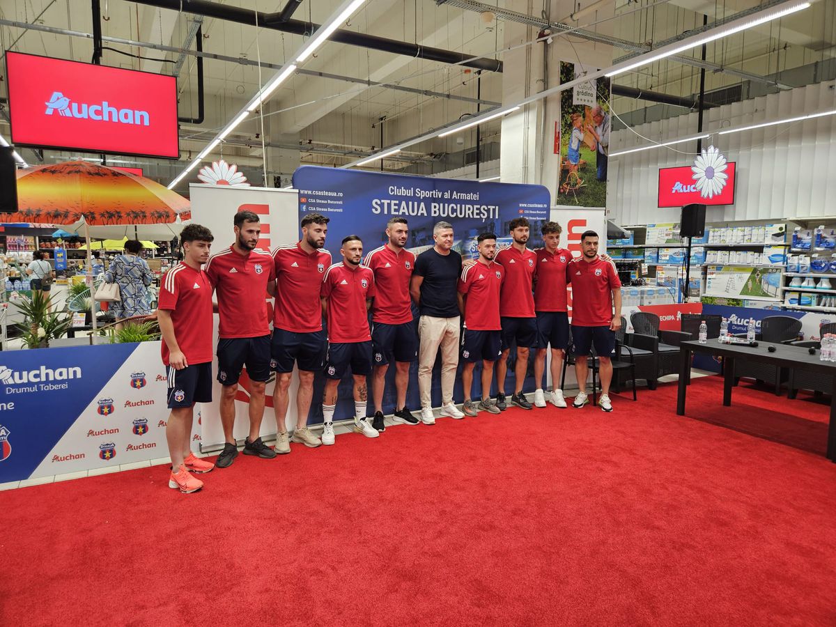 CSA Steaua și-a prezentat achizițiile