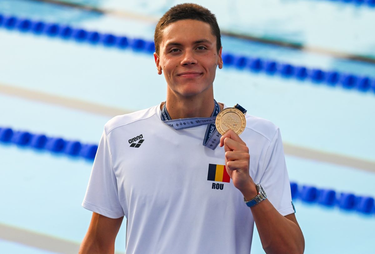 David Popovici - campion european la 200 m liber 2024