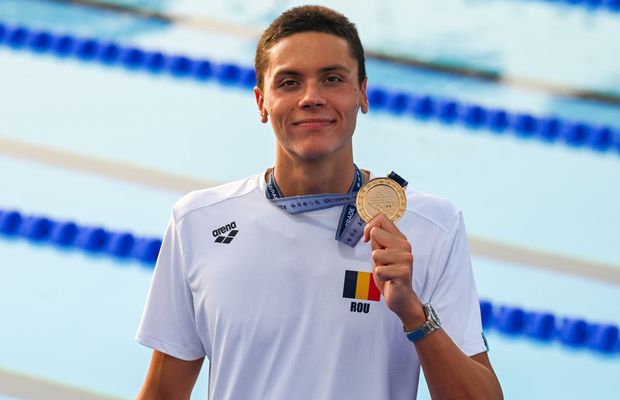 David Popovici, după dubla de aur de la Belgrad: „Trebuie să mă pregătesc pentru ce e mai complicat la Jocurile Olimpice”