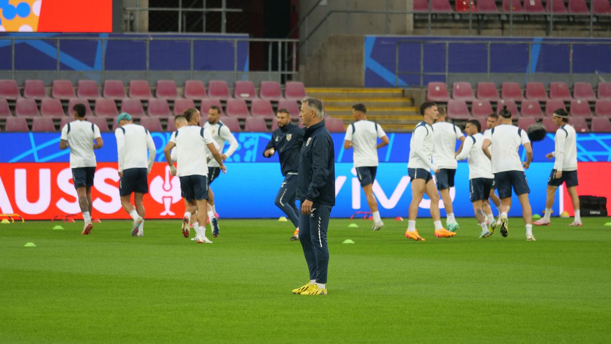 Antrenament oficial România, înaintea meciului cu Belgia