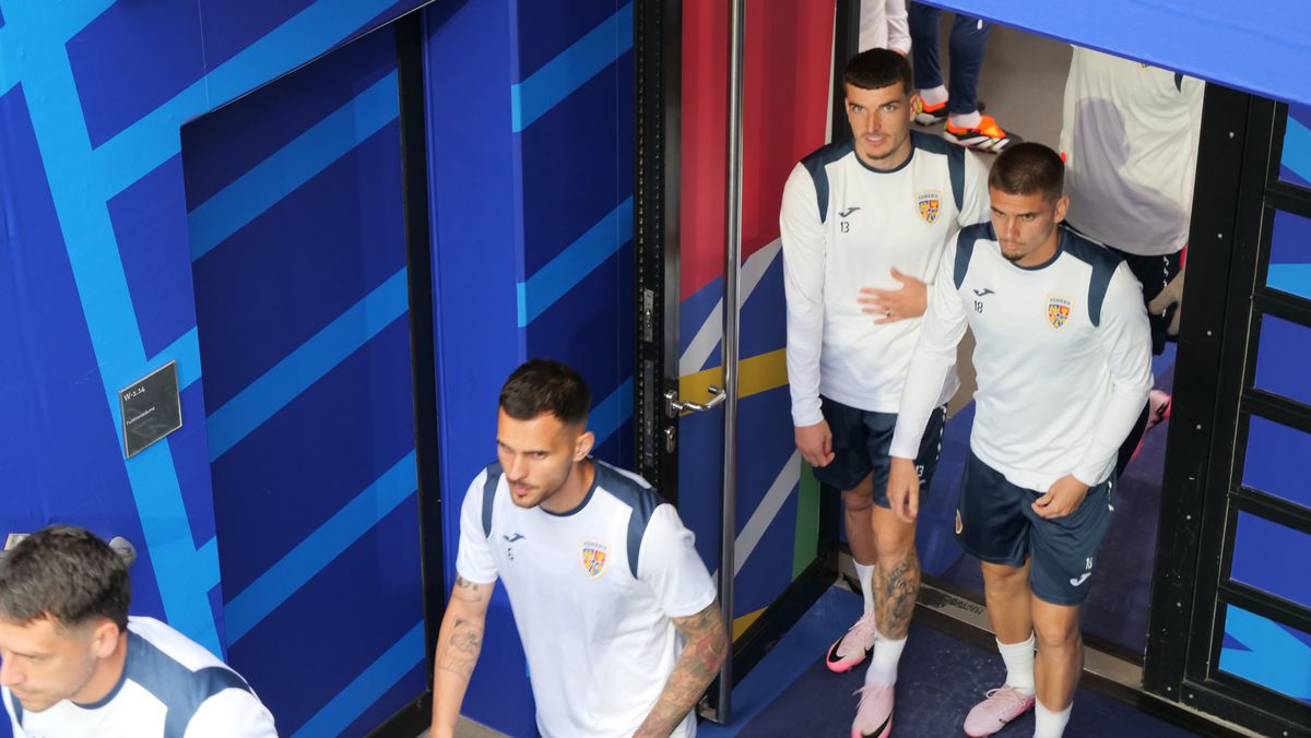 Antrenament oficial România, înaintea meciului cu Belgia