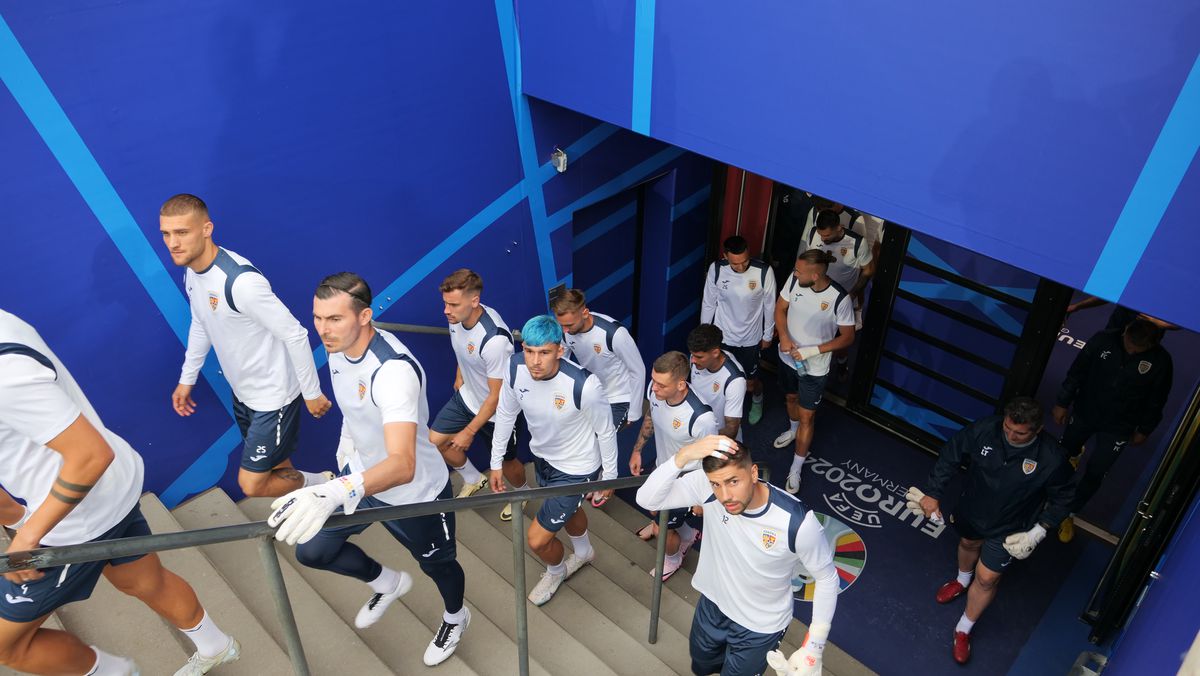Antrenament oficial România, înaintea meciului cu Belgia