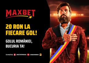 Toată lumea pe Maxbet.ro! Câștigi GARANTAT la fiecare gol al României