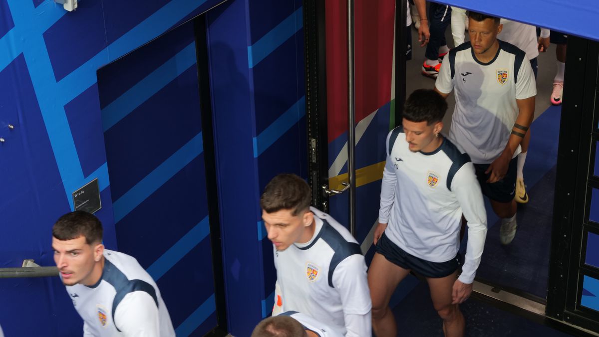 Antrenament oficial România, înaintea meciului cu Belgia