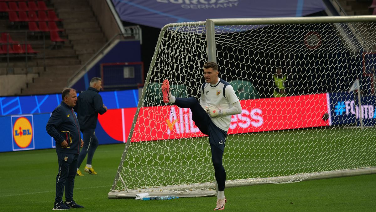 Antrenament oficial România, înaintea meciului cu Belgia