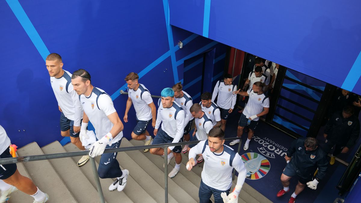 Antrenament oficial România, înaintea meciului cu Belgia