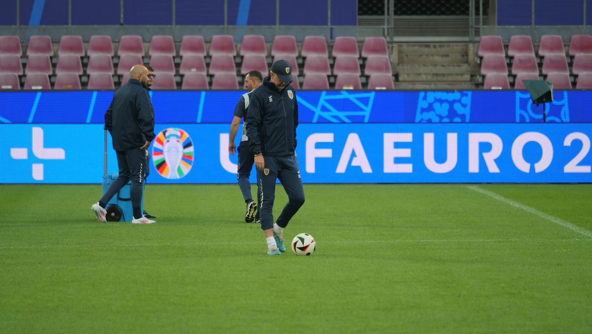 Antrenament oficial România, înaintea meciului cu Belgia