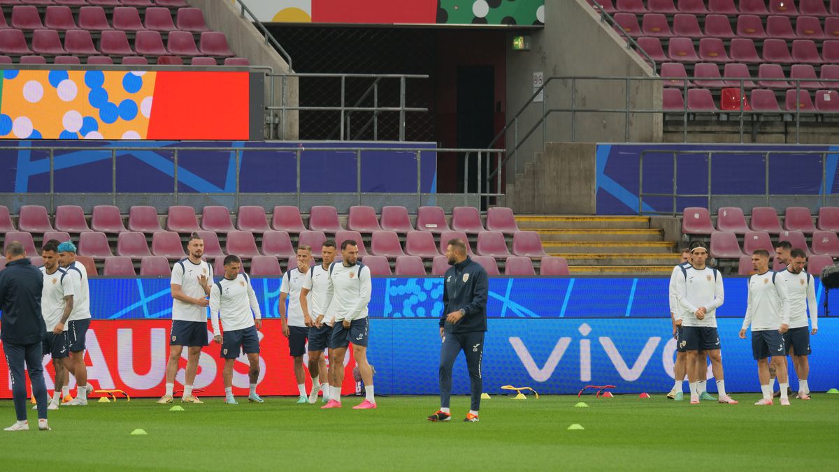 Antrenament oficial România, înaintea meciului cu Belgia
