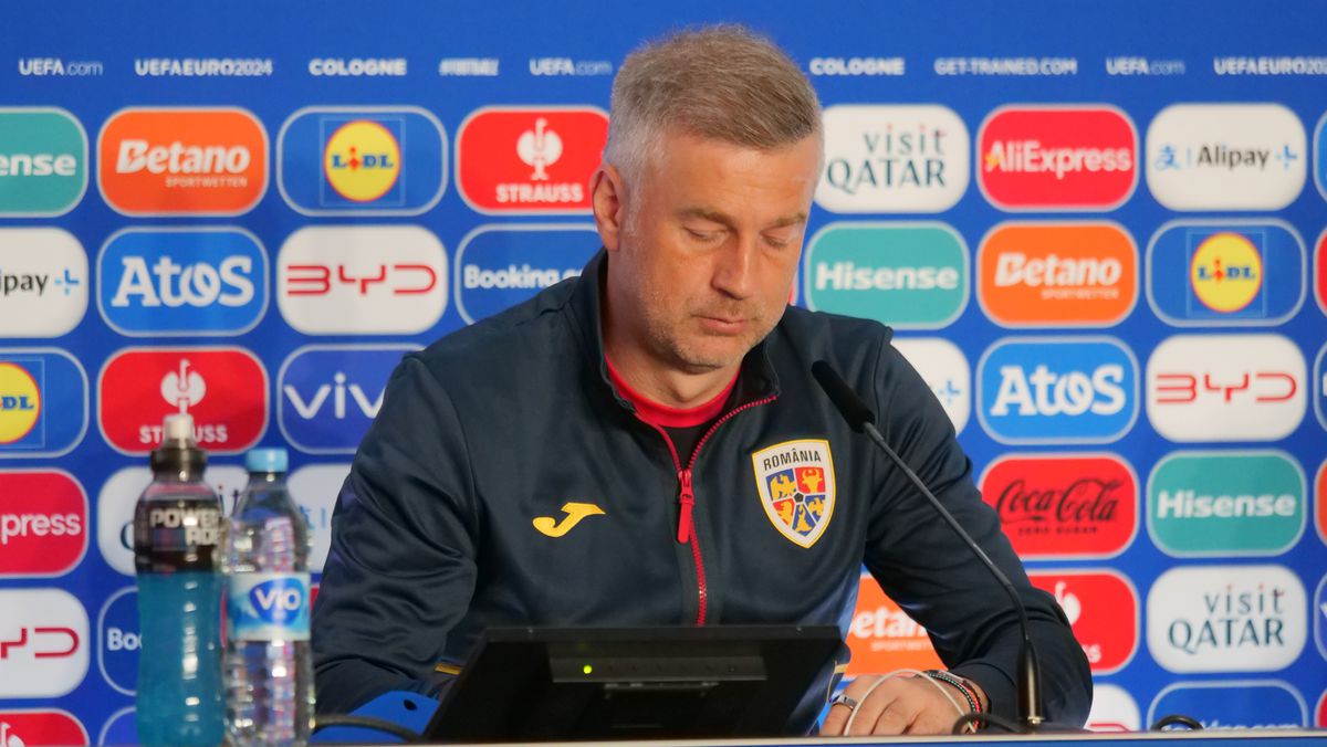 Radu Drăgușin și Edward Iordănescu - conferință de presă