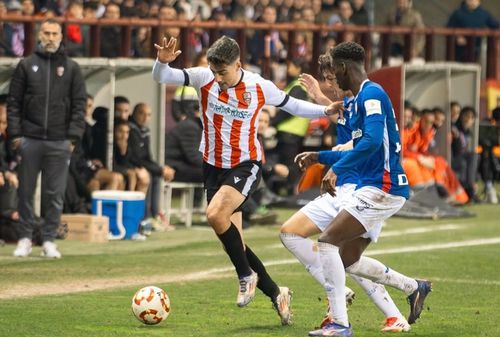 Alex Gualda la Logrones, în mijlocul acțiunii