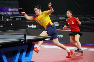 Iulian Chiriță a cucerit aurul la dublu mixt alături de galeza Anna Hursey în cadrul Campionatelor Europene U21 de la Cluj-Napoca