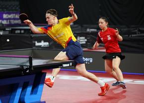 Iulian Chiriță a cucerit aurul la dublu mixt alături de galeza Anna Hursey în cadrul Campionatelor Europene U21 de la Cluj-Napoca