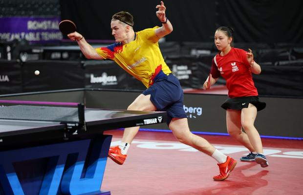Iulian Chiriță a cucerit aurul la dublu mixt alături de galeza Anna Hursey în cadrul Campionatelor Europene U21 de la Cluj-Napoca