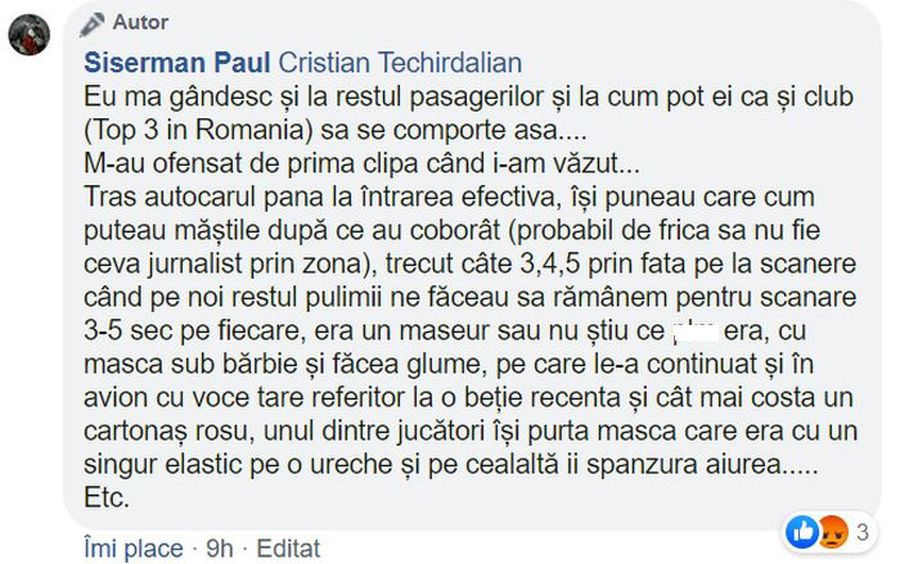 EXCLUSIV Fost participant la MasterChef, pasager în avionul cu care CFR a venit la București, face acuze grave: „Unii nu purtau măști. Au 11 cazuri, iar eu am familie. Nenorociților!”