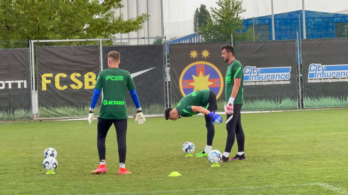Cine a lipsit de la antrenamentul celor de la FCSB înaintea debutului în Conference League » Nou-venitul Dumiter n-a participat