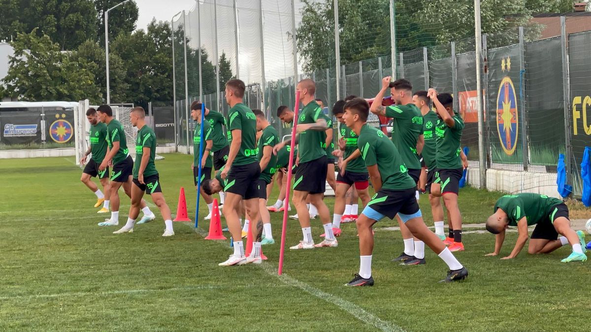 Cine a lipsit de la antrenamentul celor de la FCSB înaintea debutului în Conference League » Nou-venitul Dumiter n-a participat