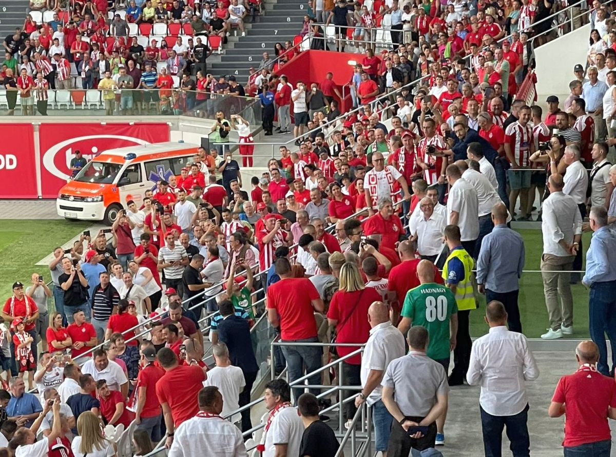 Viktor Orban a făcut valuri la Sfântu Gheorghe, la duelul Sepsi - Olimpija Ljubljana!