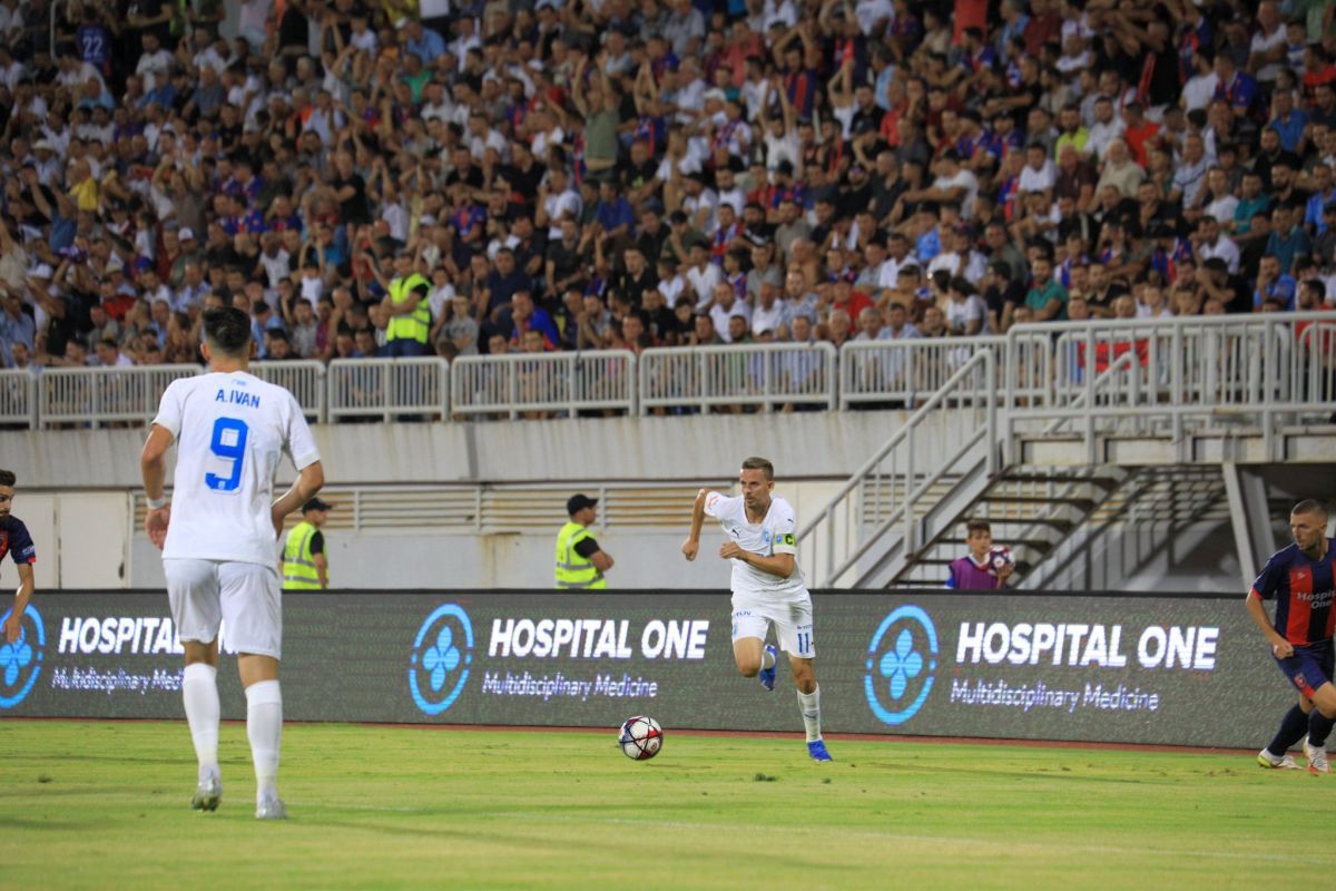 KF Vllaznia Shkodër - CSU Craiova / imagini de la ciocnirea din Albania