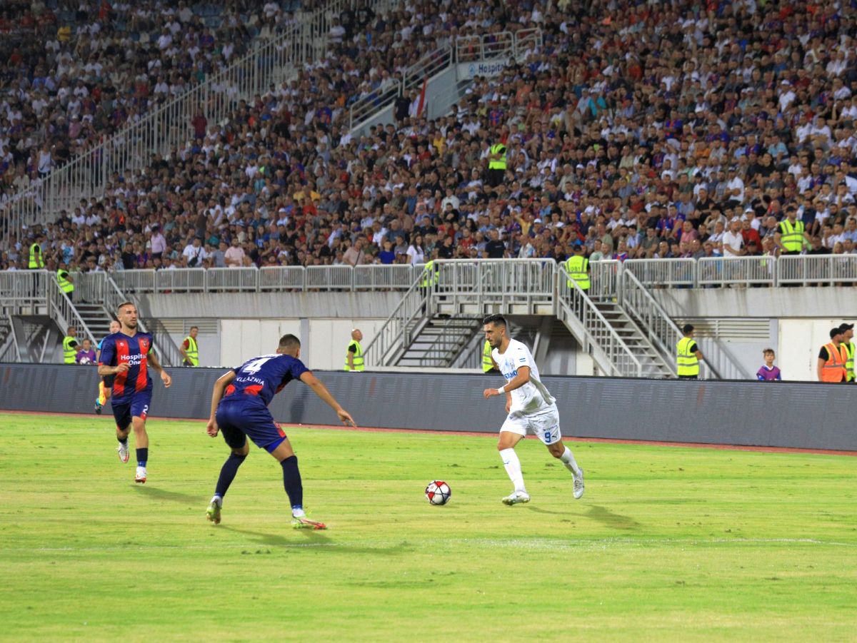 KF Vllaznia Shkodër - CSU Craiova / imagini de la ciocnirea din Albania