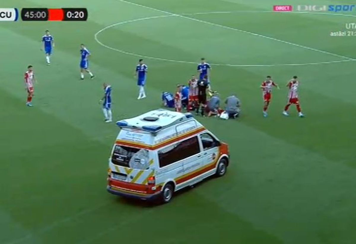 FOTO Matheus Mascarenhas, fault dur la Jonathan Rodriguez în Sepsi - FCU Craiova