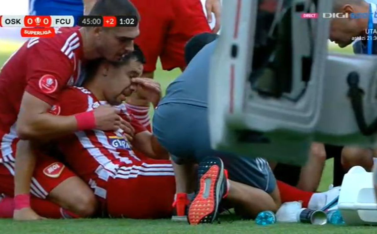 FOTO Matheus Mascarenhas, fault dur la Jonathan Rodriguez în Sepsi - FCU Craiova