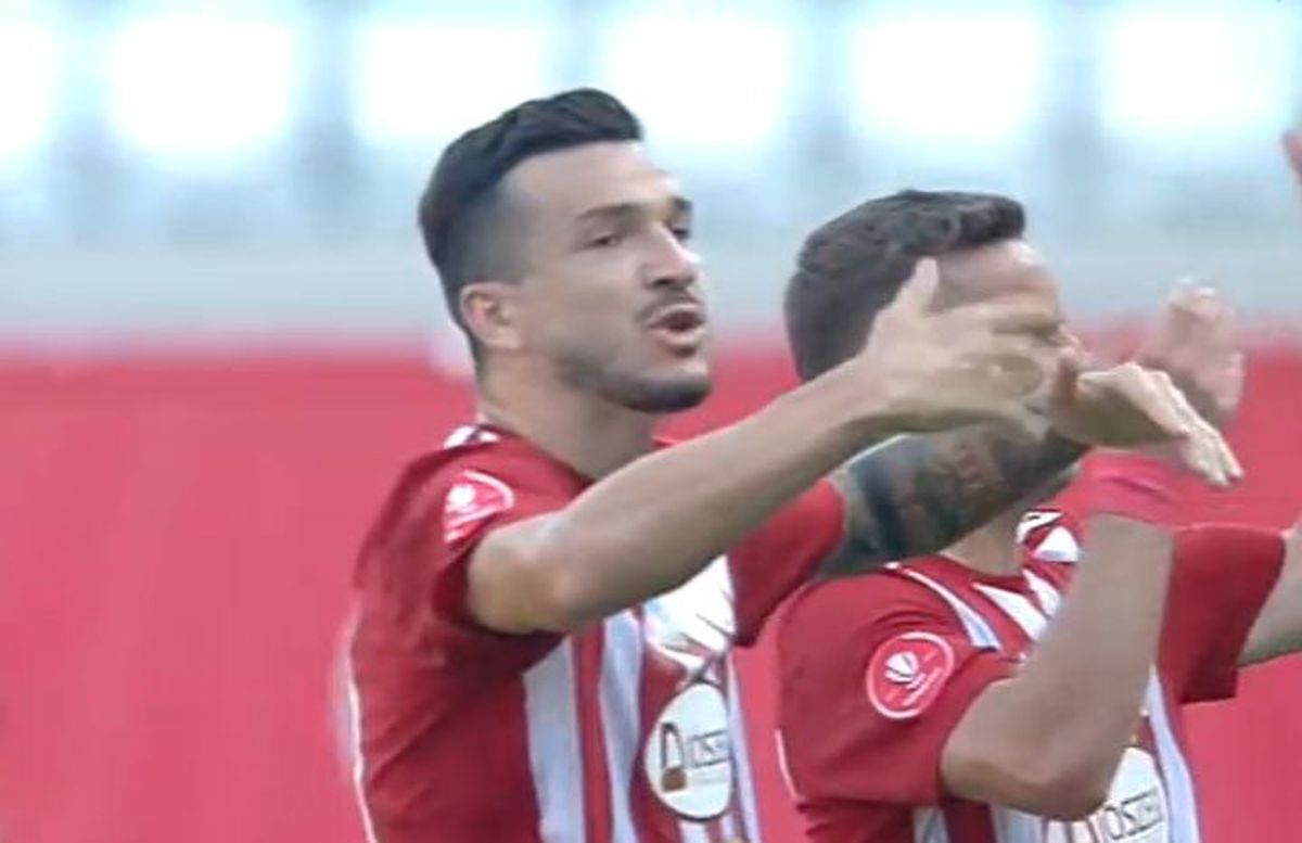 FOTO Matheus Mascarenhas, fault dur la Jonathan Rodriguez în Sepsi - FCU Craiova