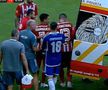Scene uluitoare la Sepsi - FCU, primul meci al zilei din Superligă! Aproape să leșine de durere, fotbalistul n-a putut fi urcat în ambulanță dintr-un motiv incredibil