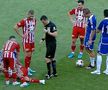 Scene uluitoare la Sepsi - FCU, primul meci al zilei din Superligă! Aproape să leșine de durere, fotbalistul n-a putut fi urcat în ambulanță dintr-un motiv incredibil