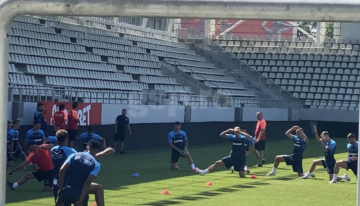 FCSB, la primul contact cu „Arcul de Triumf” » Antrenament aparte pentru Coman & compania + Rugbiștii, iritați