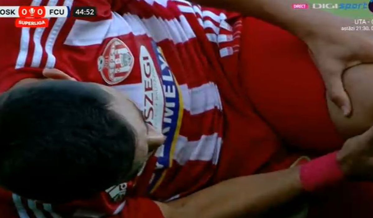 FOTO Matheus Mascarenhas, fault dur la Jonathan Rodriguez în Sepsi - FCU Craiova