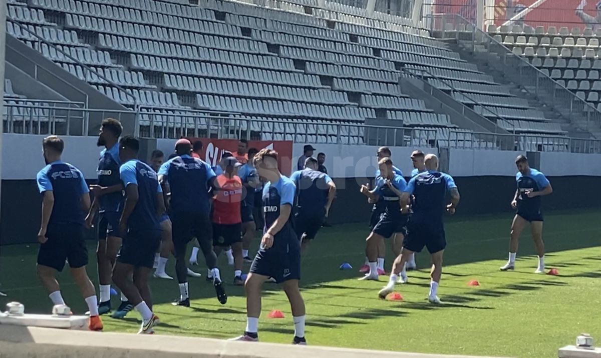 Antrenament FCSB Arcul de Triumf