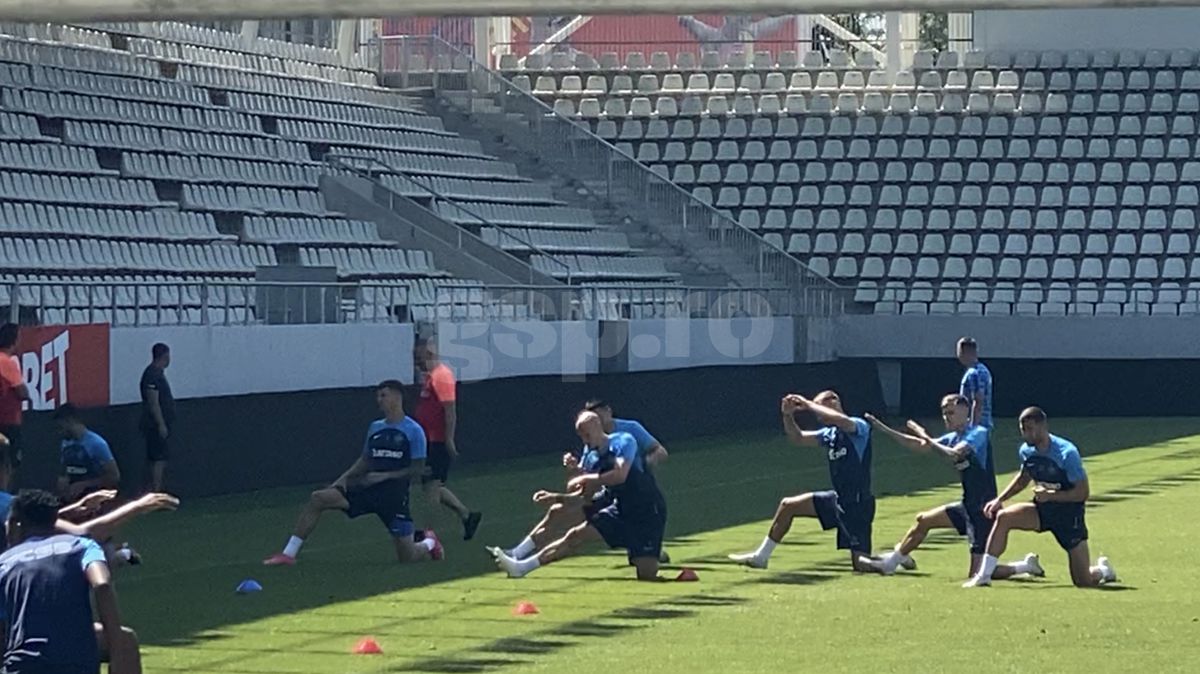 Antrenament FCSB Arcul de Triumf
