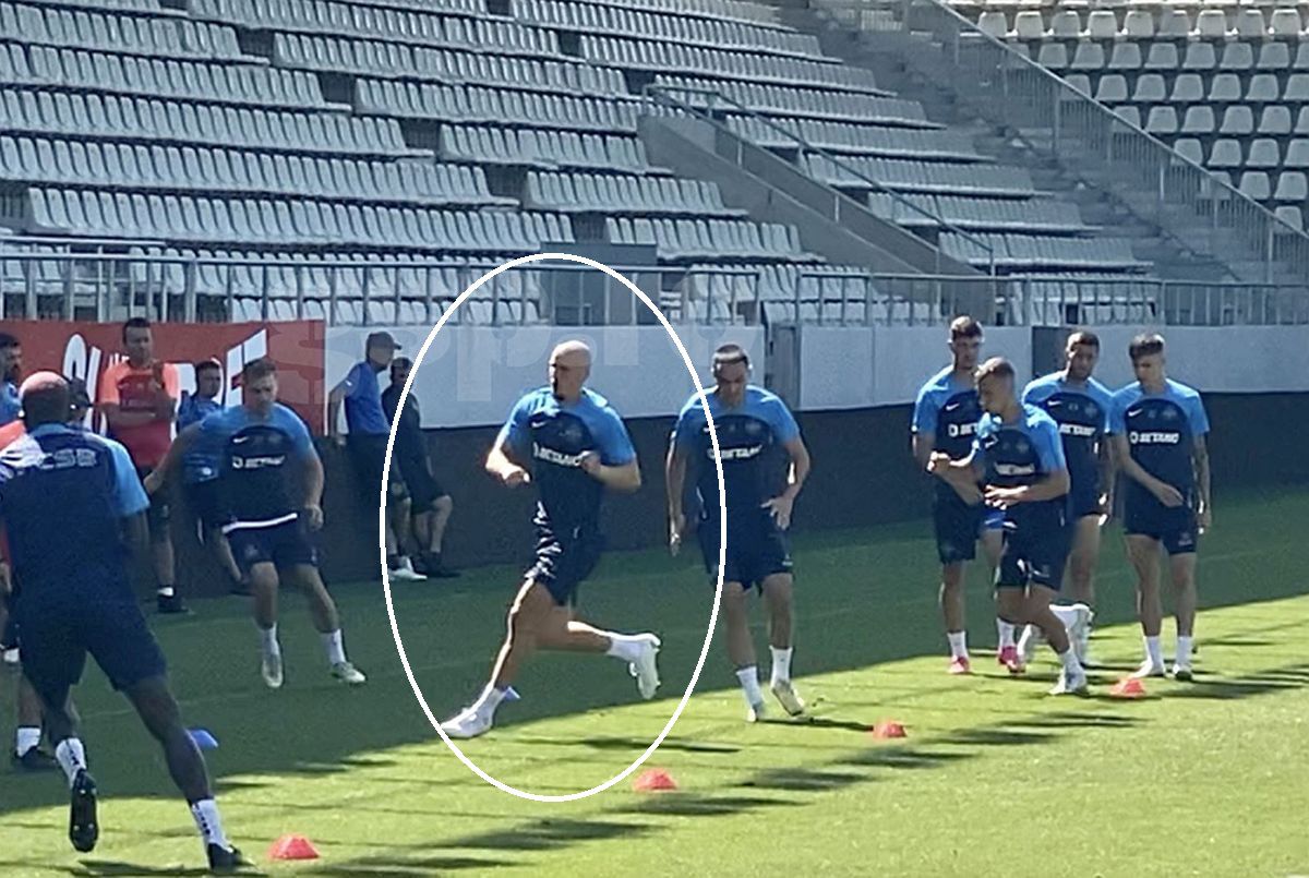 Aflat în negocieri crâncene cu Gigi Becali, e numărul 1 la antrenamente!