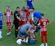 FOTO Matheus Mascarenhas, fault dur la Jonathan Rodriguez în Sepsi - FCU Craiova