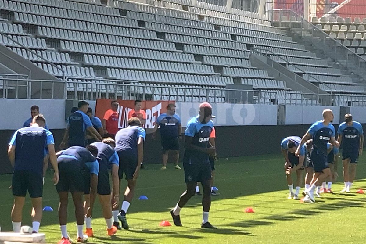 FCSB, la primul contact cu „Arcul de Triumf” » Antrenament aparte pentru Coman & compania + Rugbiștii, iritați