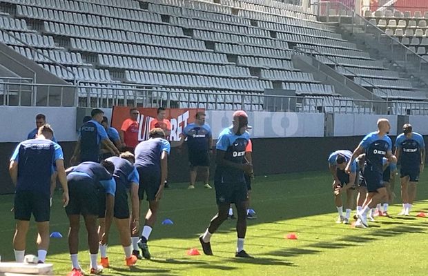 FCSB, la primul contact cu „Arcul de Triumf” » Antrenament aparte pentru Coman & compania + Rugbiștii, iritați