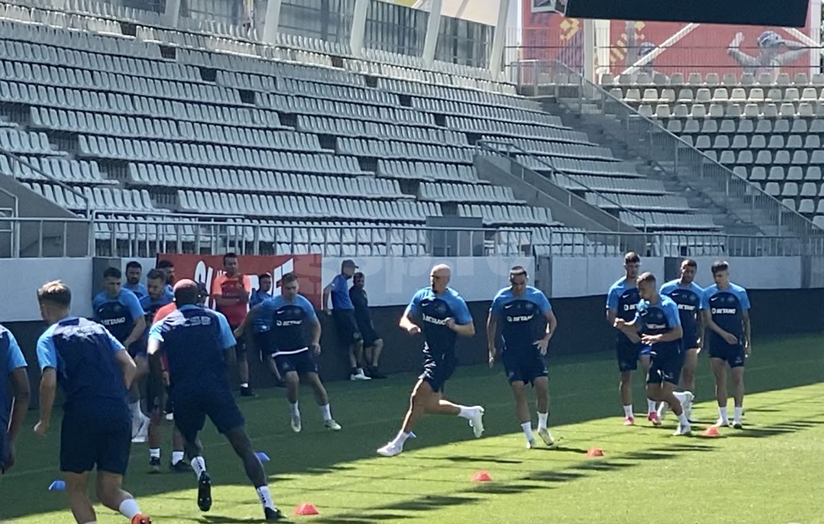 FCSB, la primul contact cu „Arcul de Triumf” » Antrenament aparte pentru Coman & compania + Rugbiștii, iritați