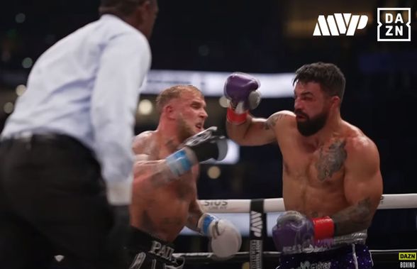 În ziua în care ar fi trebuit să boxeze cu Mike Tyson, Jake Paul a intrat în ring » KO tehnic în runda cu numărul 6