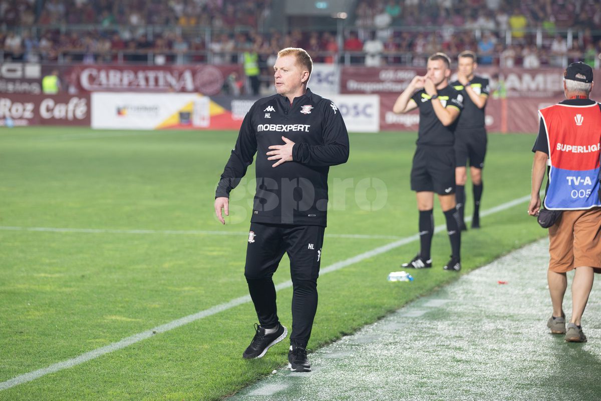 Neil Lennon - Rapid - CFR Cluj