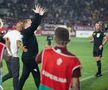 Neil Lennon în timpul meciului Rapid - CFR Cluj. FOTO: Ionuț Iordache (GSP)