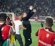 Neil Lennon în timpul meciului Rapid - CFR Cluj. FOTO: Ionuț Iordache (GSP)