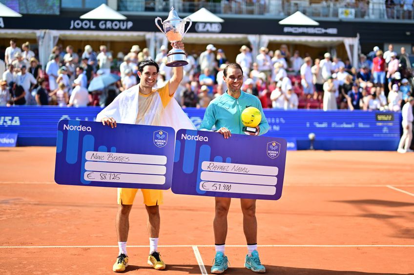 Nuno Borges și Rafael Nadal - Finala de la Bastad 2024 Foto: Imago