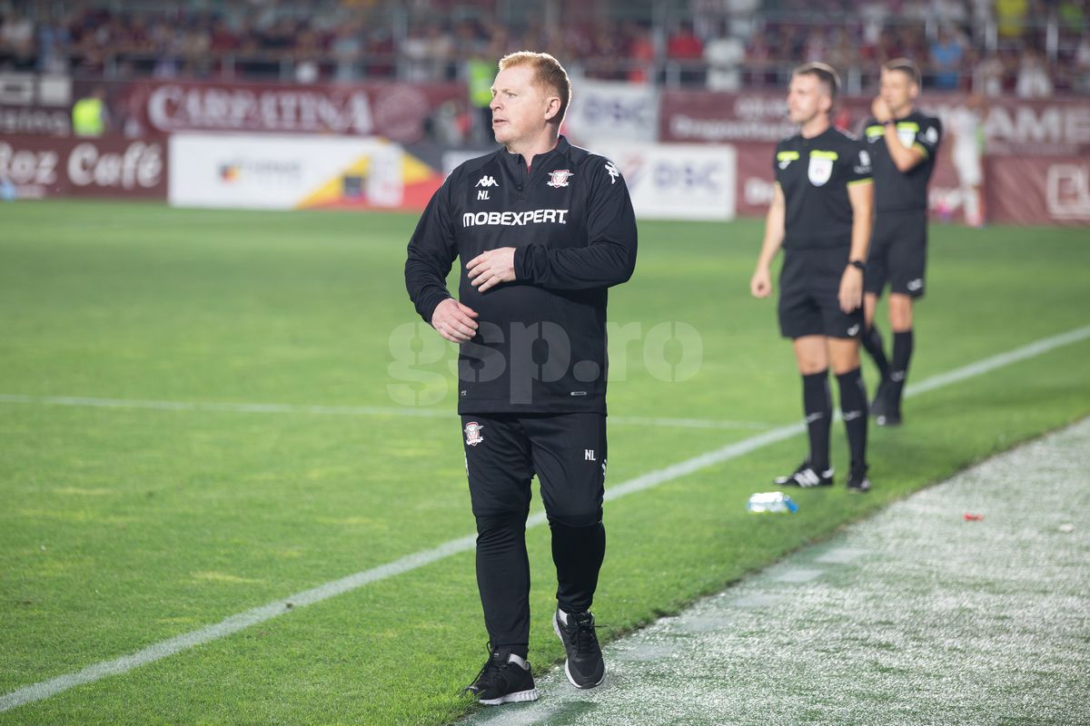 Neil Lennon - Rapid - CFR Cluj