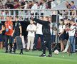 Neil Lennon în timpul meciului Rapid - CFR Cluj. FOTO: Ionuț Iordache (GSP)