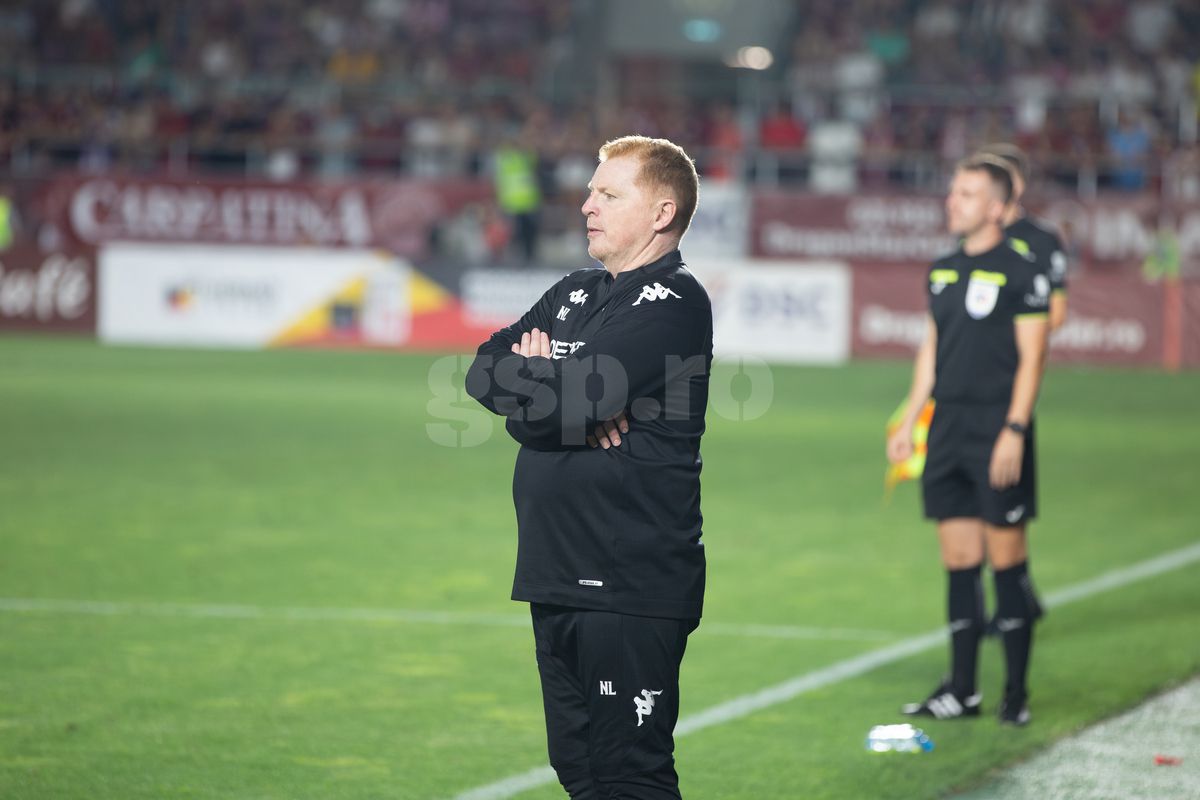 Neil Lennon - Rapid - CFR Cluj