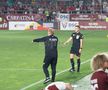 Neil Lennon în timpul meciului Rapid - CFR Cluj. FOTO: Ionuț Iordache (GSP)